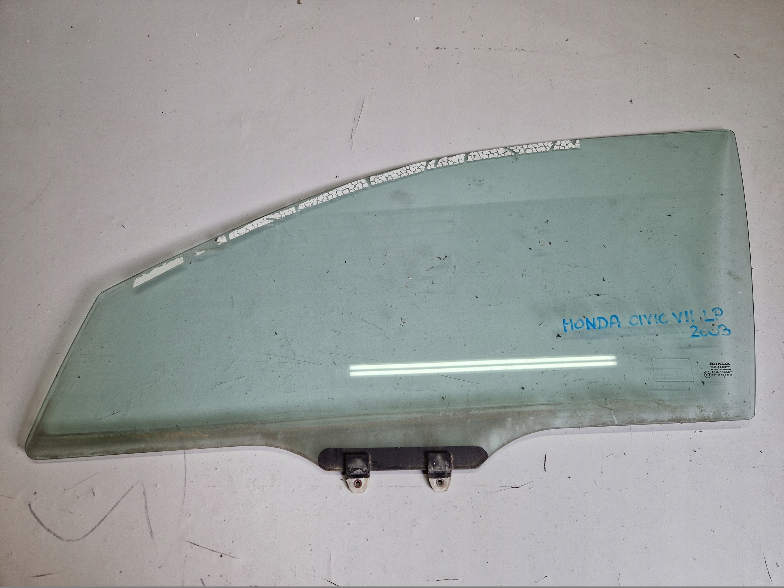 HONDA CIVIC VII 2003 ROK window door left front 43R-009007
