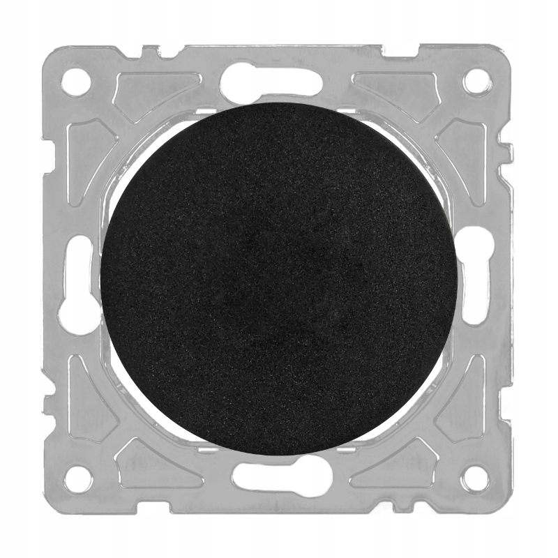 

Włącznik wyłącznik schodowy Czarny Oval