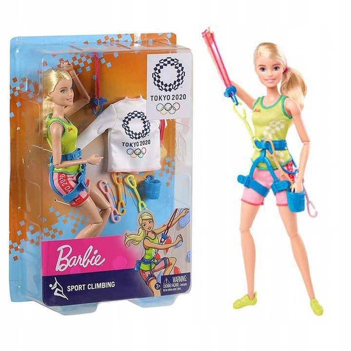 

Barbie Olimpijka Tokyo Wspinaczka GJL75 Mattel