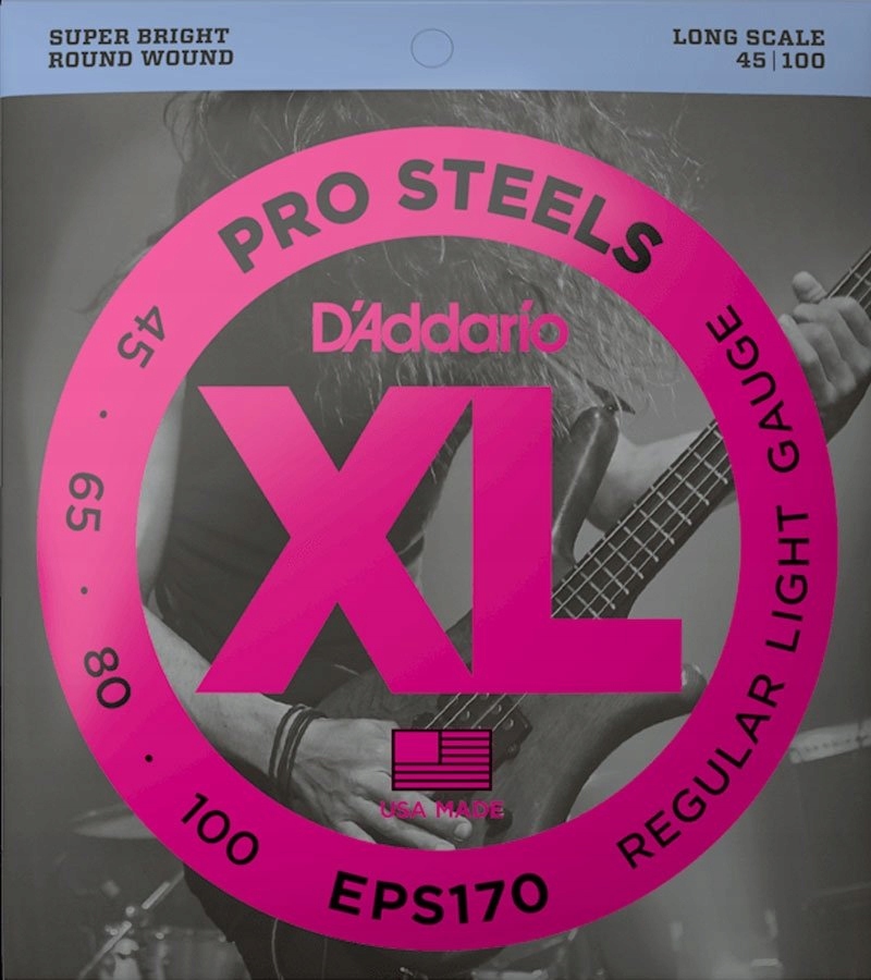 Struny D'addario ProSteels EPS170 (45-100)
