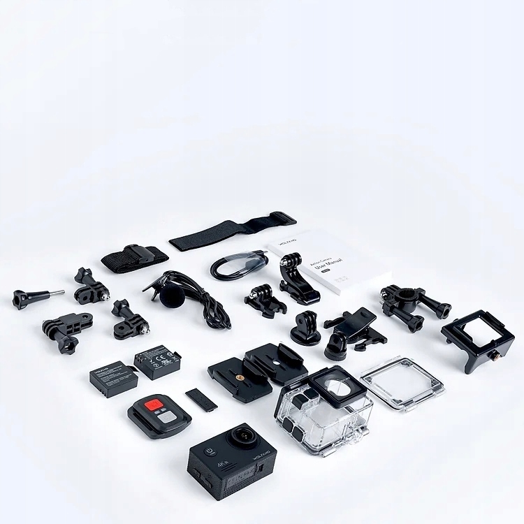 WOLFANG Kamera Sportowa 4K 30FPS 20MP Z Kartą 32GB WiFi Wodoodporna — miniatura 11