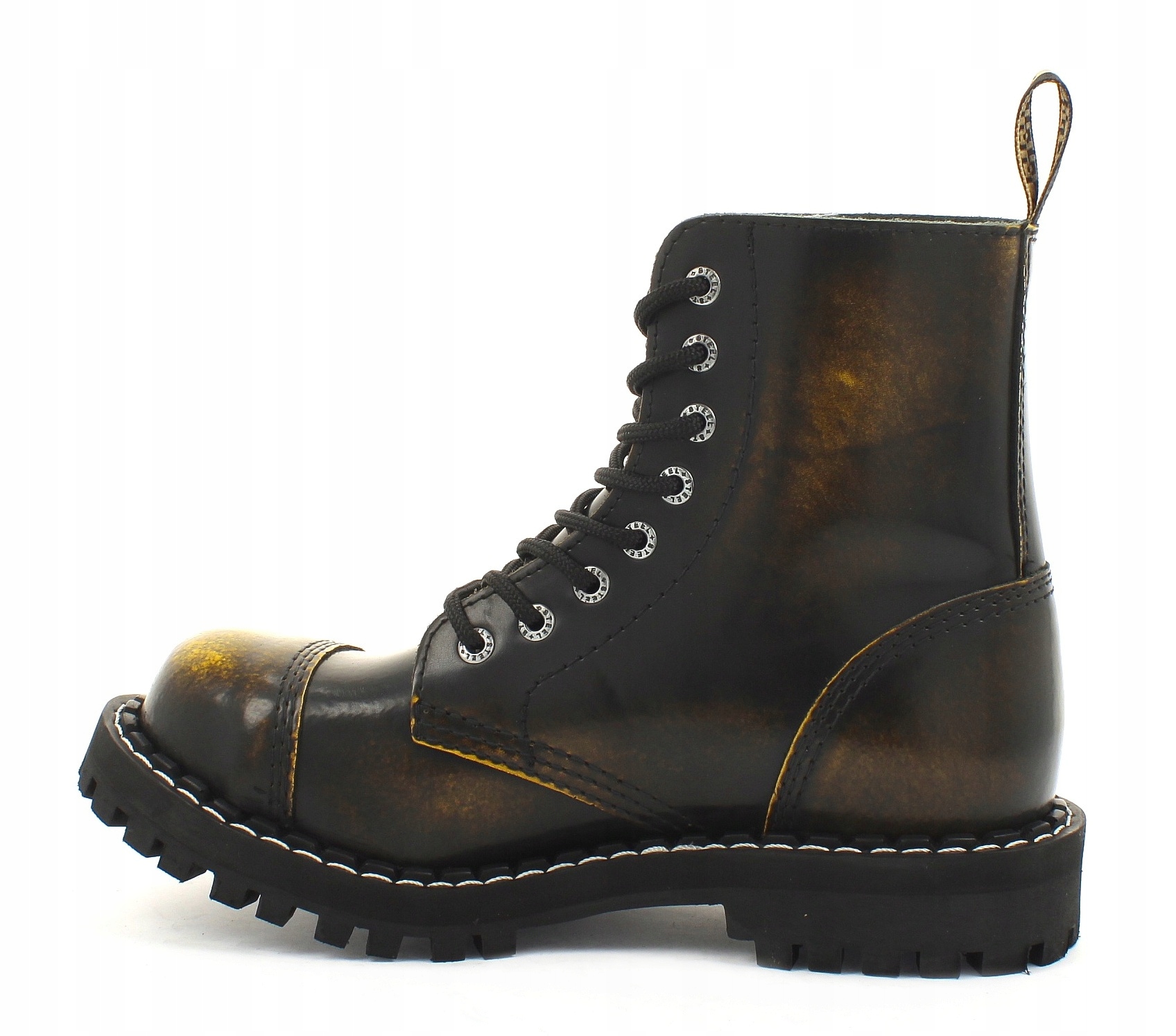 GLANY STEEL ŻÓŁTY/CZARNY 8-DZIUR 113/O/YEL/B 38 Rozmiar 38