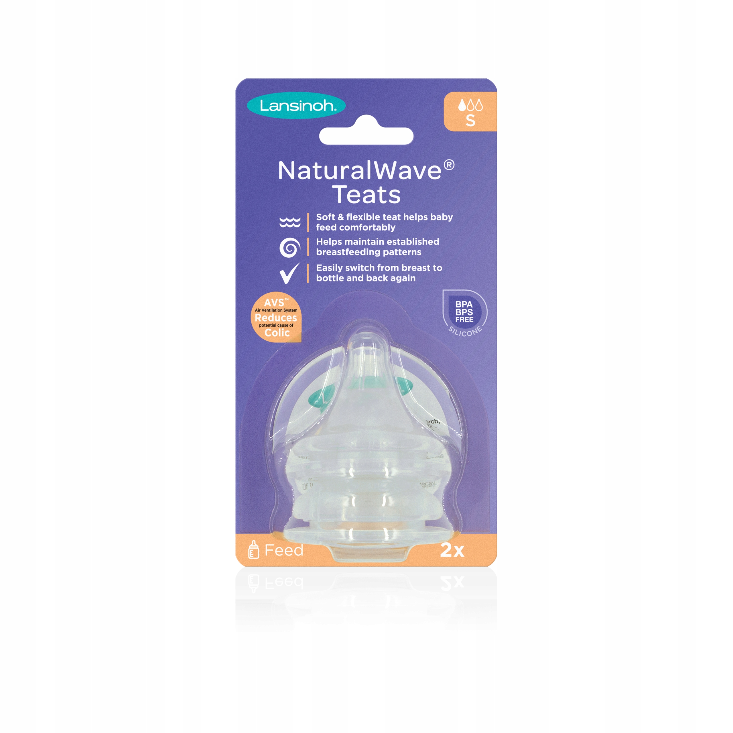 

Lansinoh smoczki natural Wave wolny 0-3
