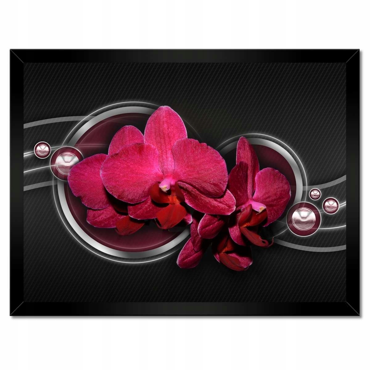 Plakáty v rámu 40x30 Orchidej s kuličkami