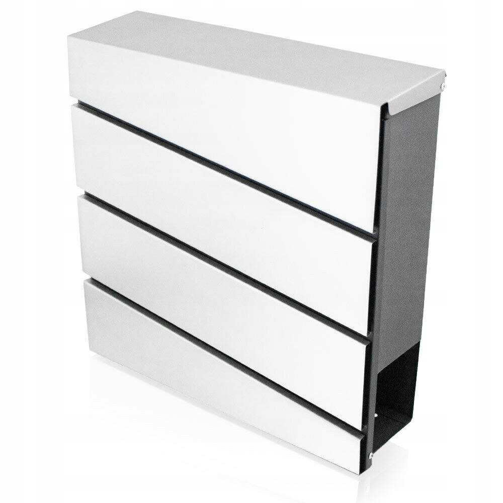 Poštovní schránka z nerezové oceli nástěnná, pevná