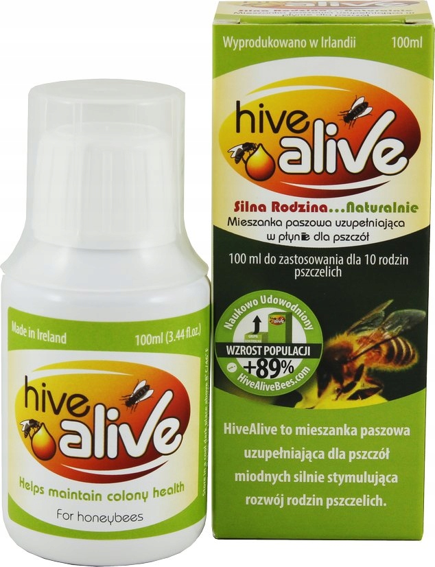 

HiveAlive 100ml silna rodzina pszczela dokarmianie