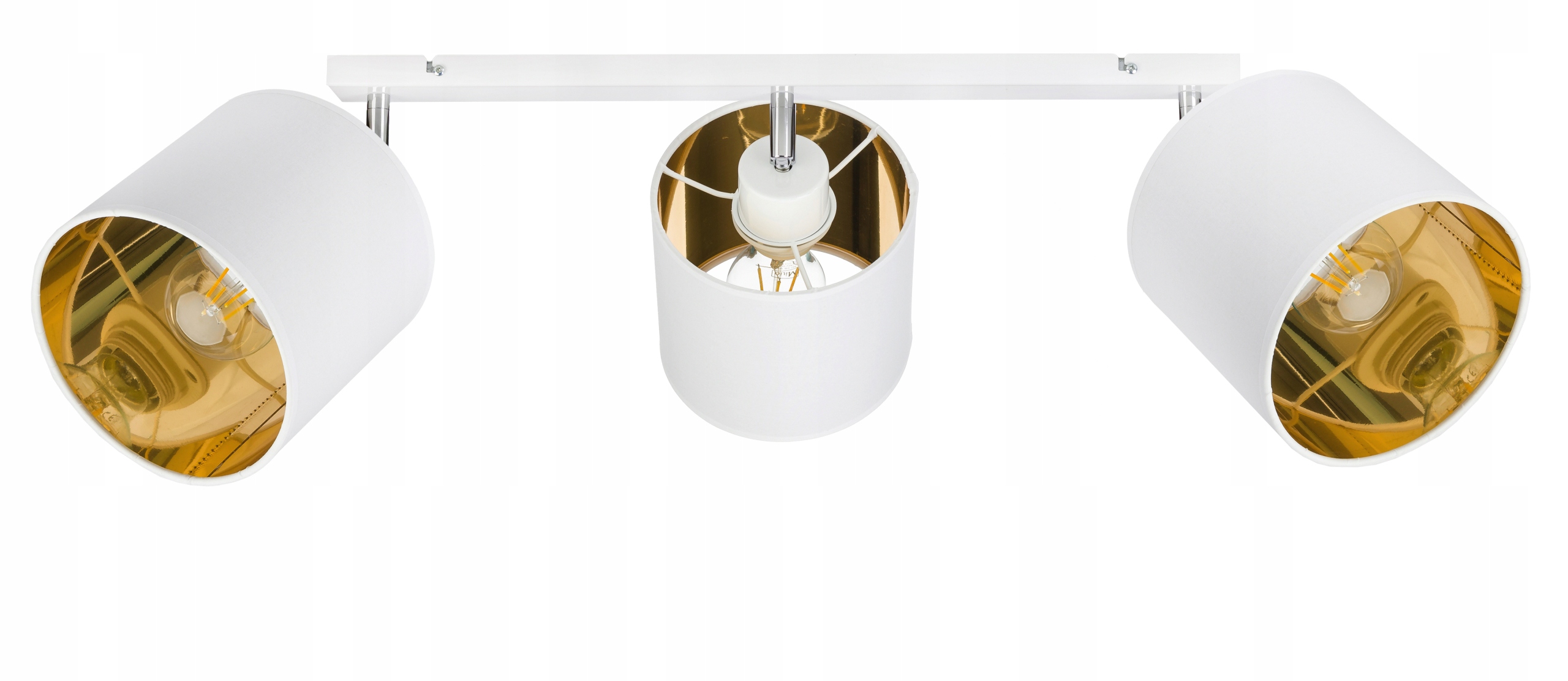 Lampa stropní svítidlo pohyblivý lustr sufiová Abażur zlatá