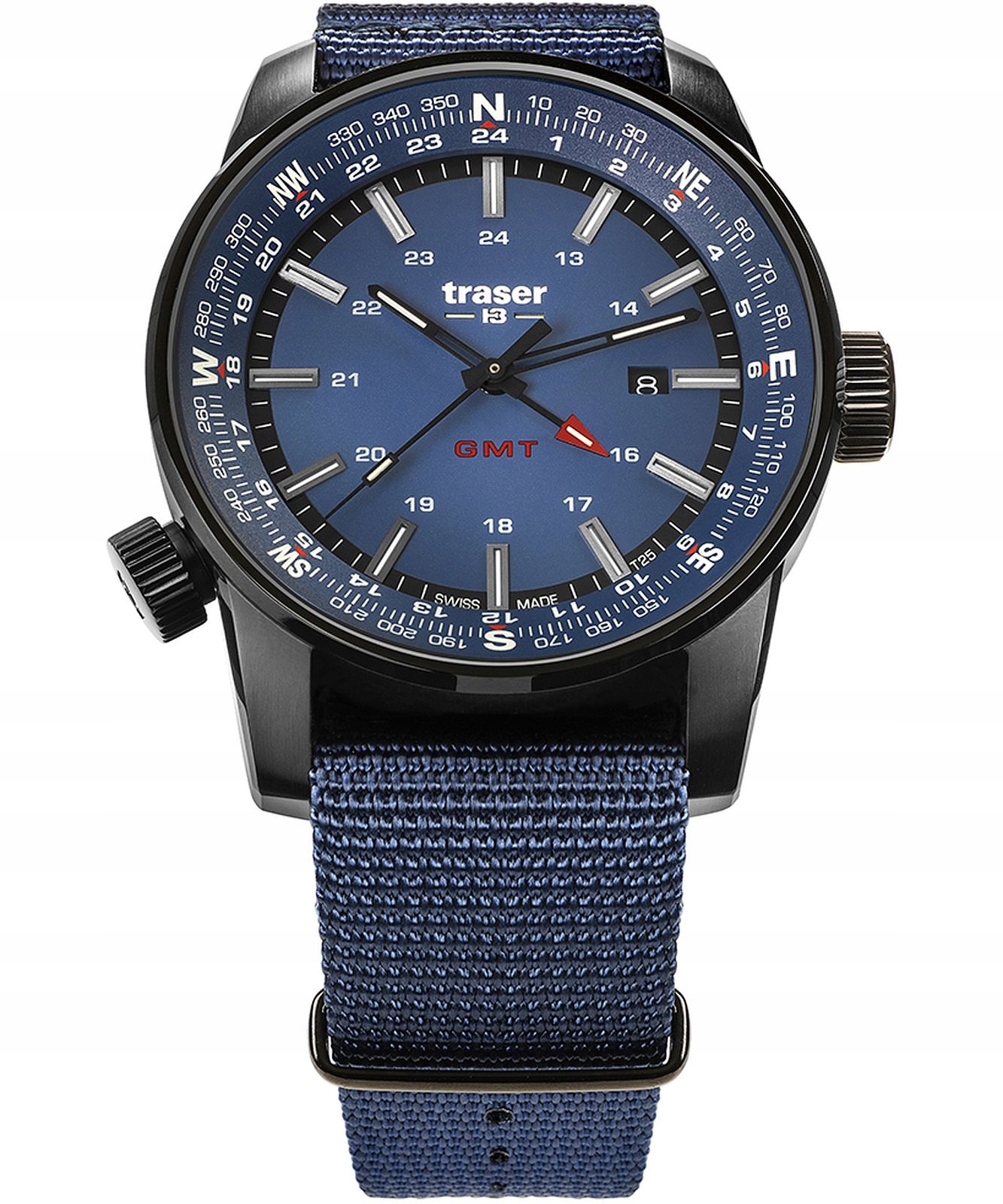 Pánské hodinky Traser P68 Pathfinder Gmt Blue Traser-TS-109034
