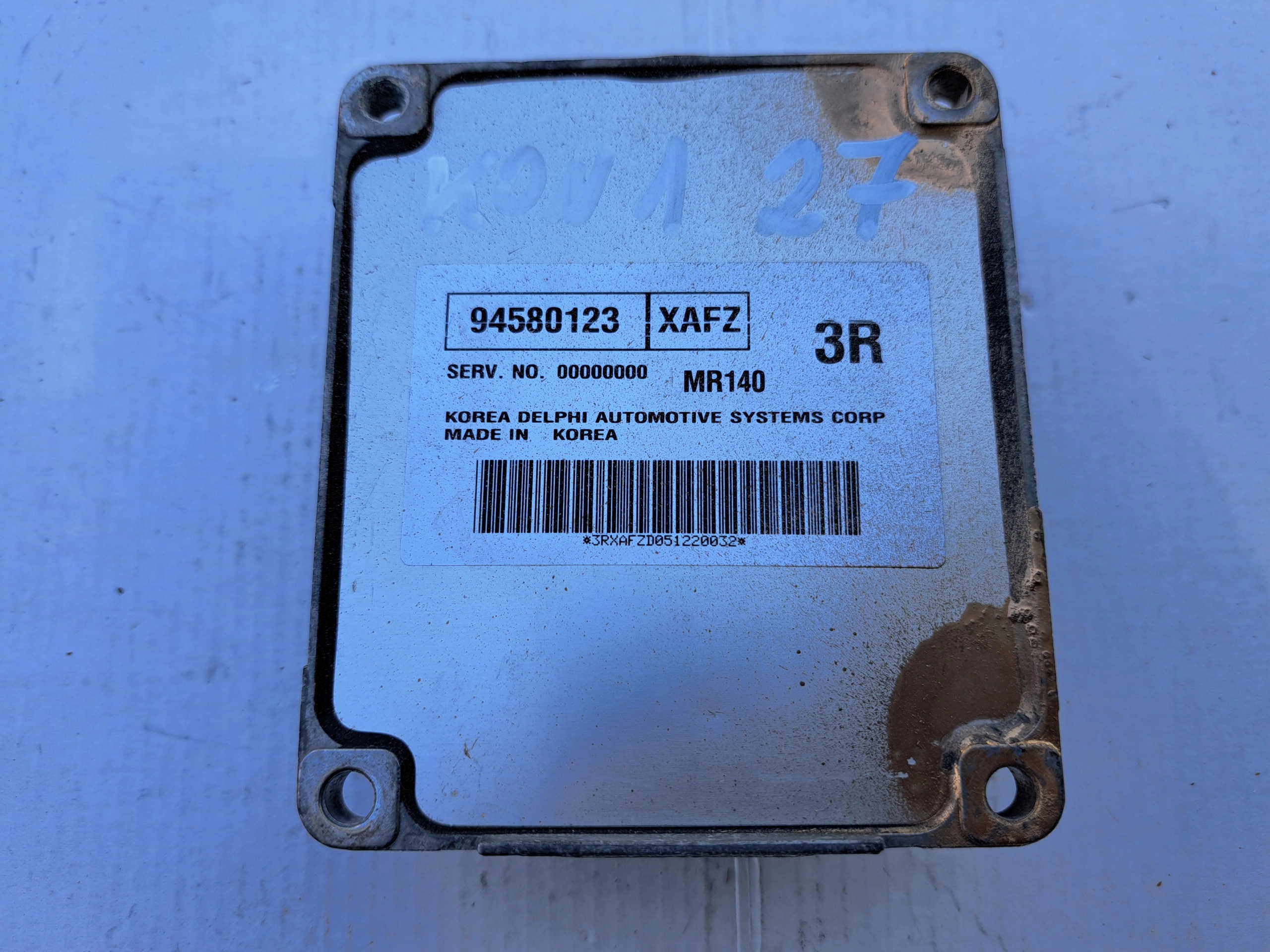 DAEWOO CHEVROLET computer ECU control unit of the engine 94580123XAFZ