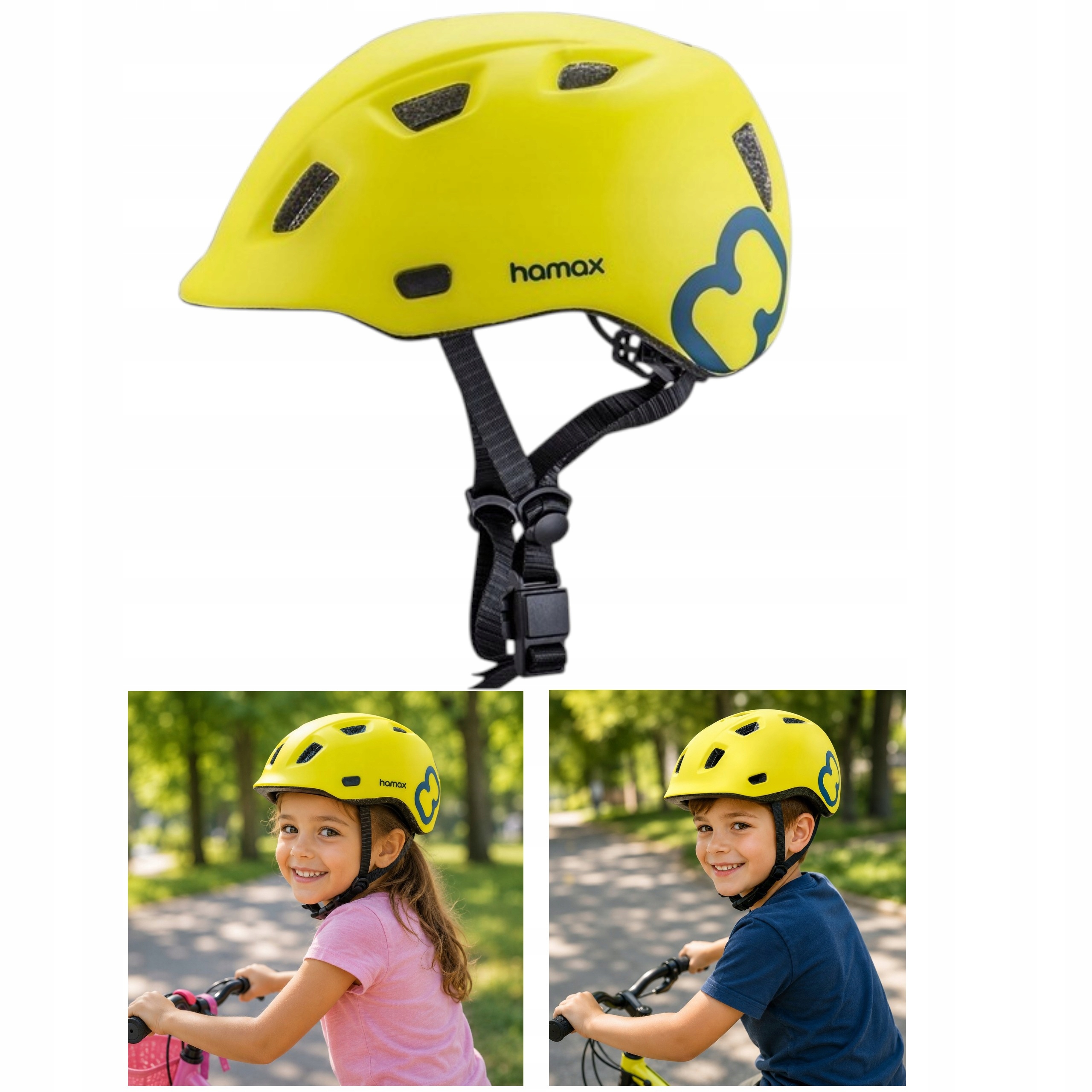 Kask Dla Dzieci Hamax Thundercap S 52-56 Rower Hulajnoga Rolki Ce