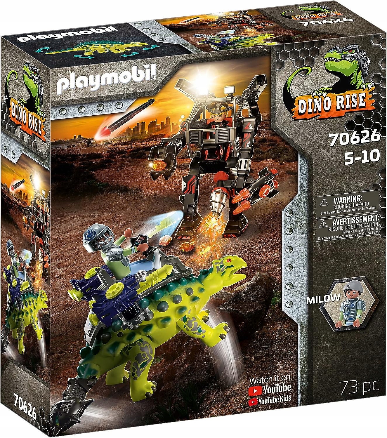 PLAYMOBIL 70626 DINO RISE SAJCHANIA ODPARCIE ATAKU