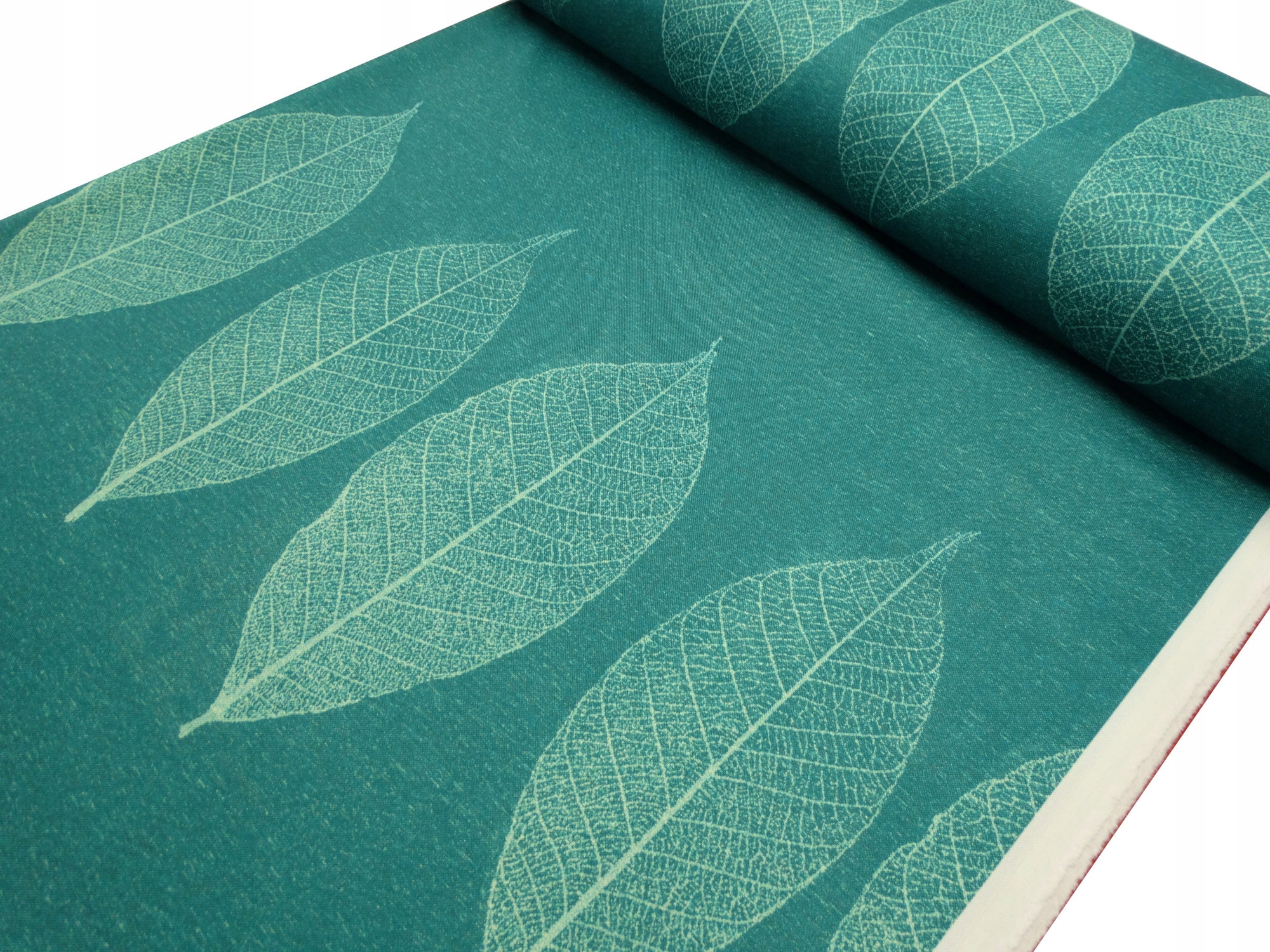 MG TK zasłonowa LIŚCIE MORSKI 115/Z 160cm polski Wzór roślinny