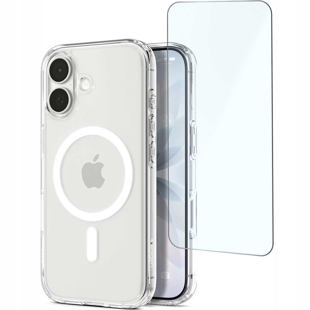 Etui ochronne do iPhone 17, Spigen Ultra Hybrid do MagSafe, case szkło