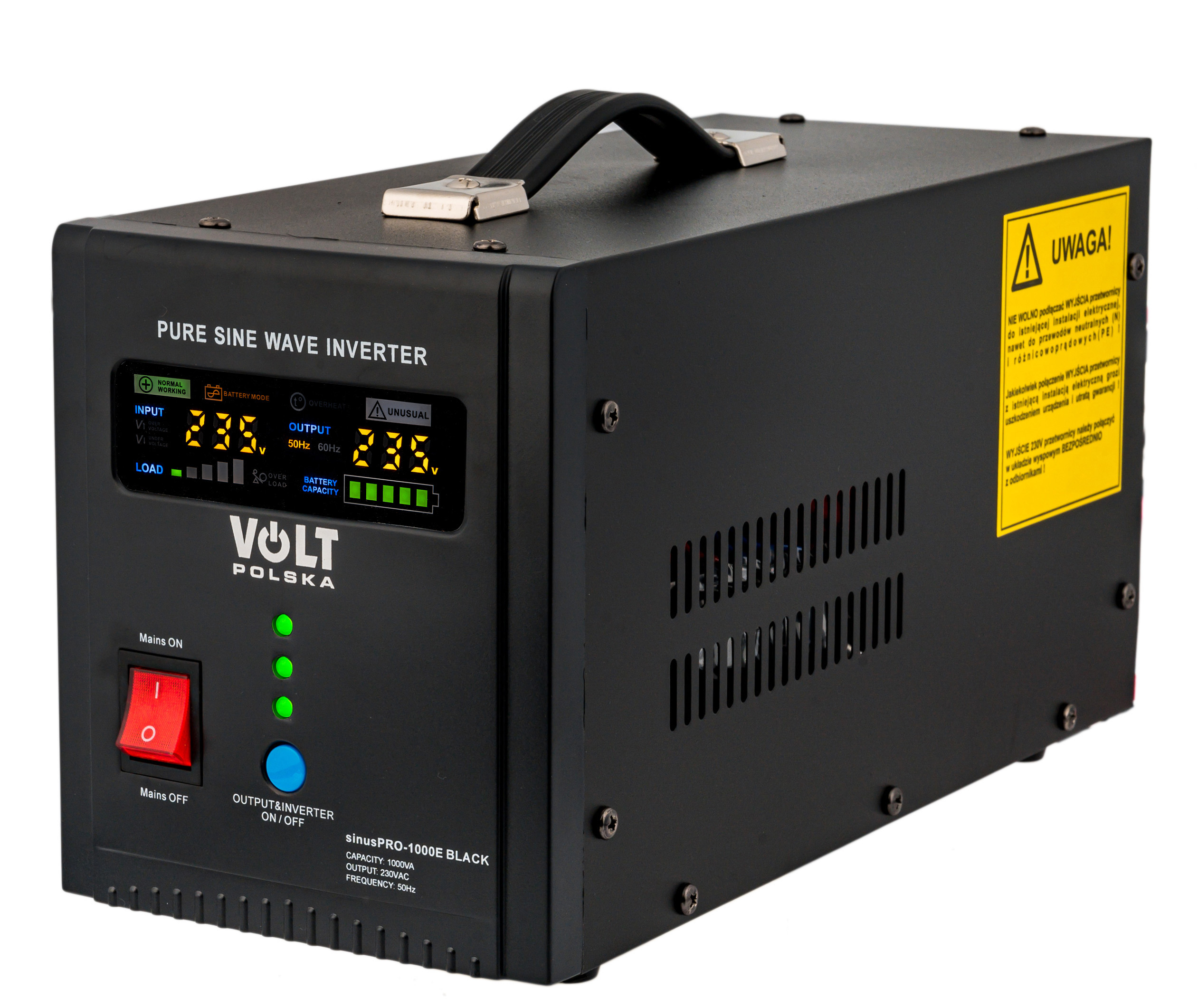 ZASILACZ AWARYJNY PRZETWORNICA PIECA SINUS 1000 Producent Volt Polska