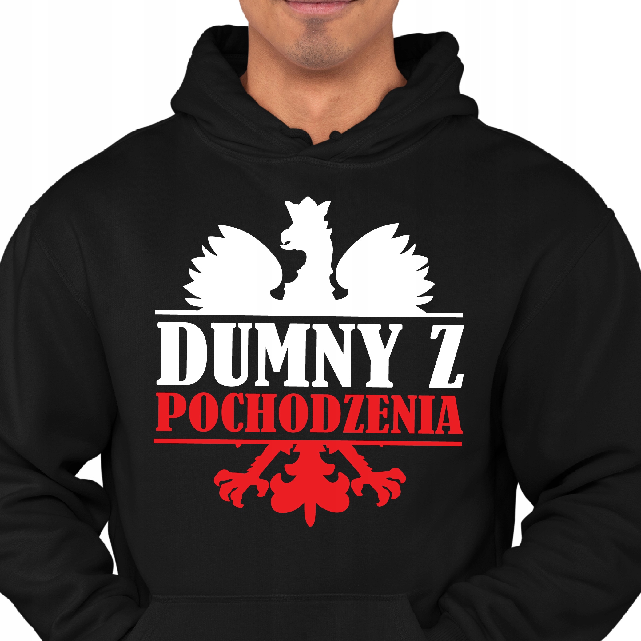 

Bluza Z Nadrukiem Biało Czerwony Godło Pochodzenie