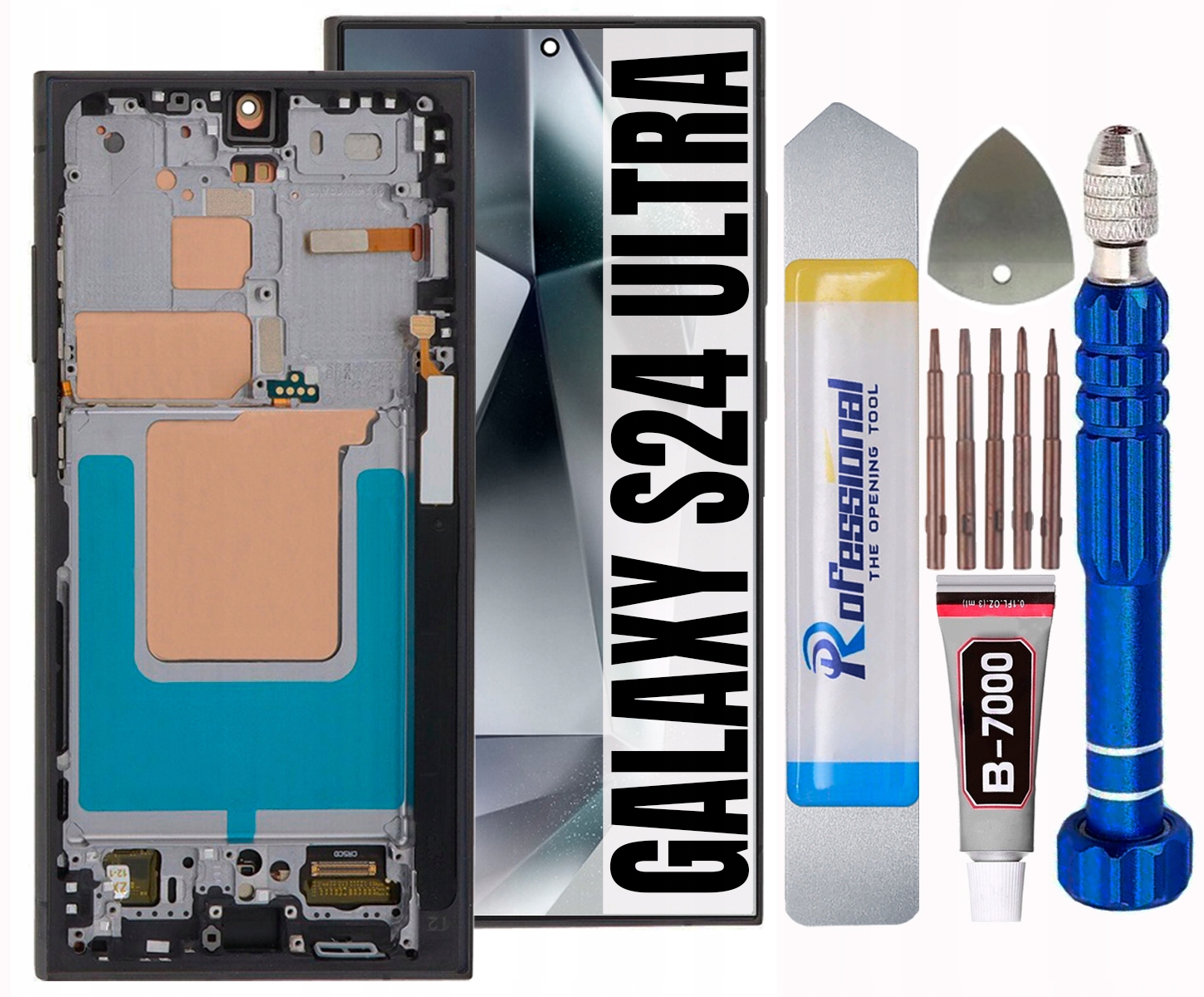 Displej Pro Samsung Galaxy S24 Ultra S928 Plný Velikost Oled LCD Rámeček