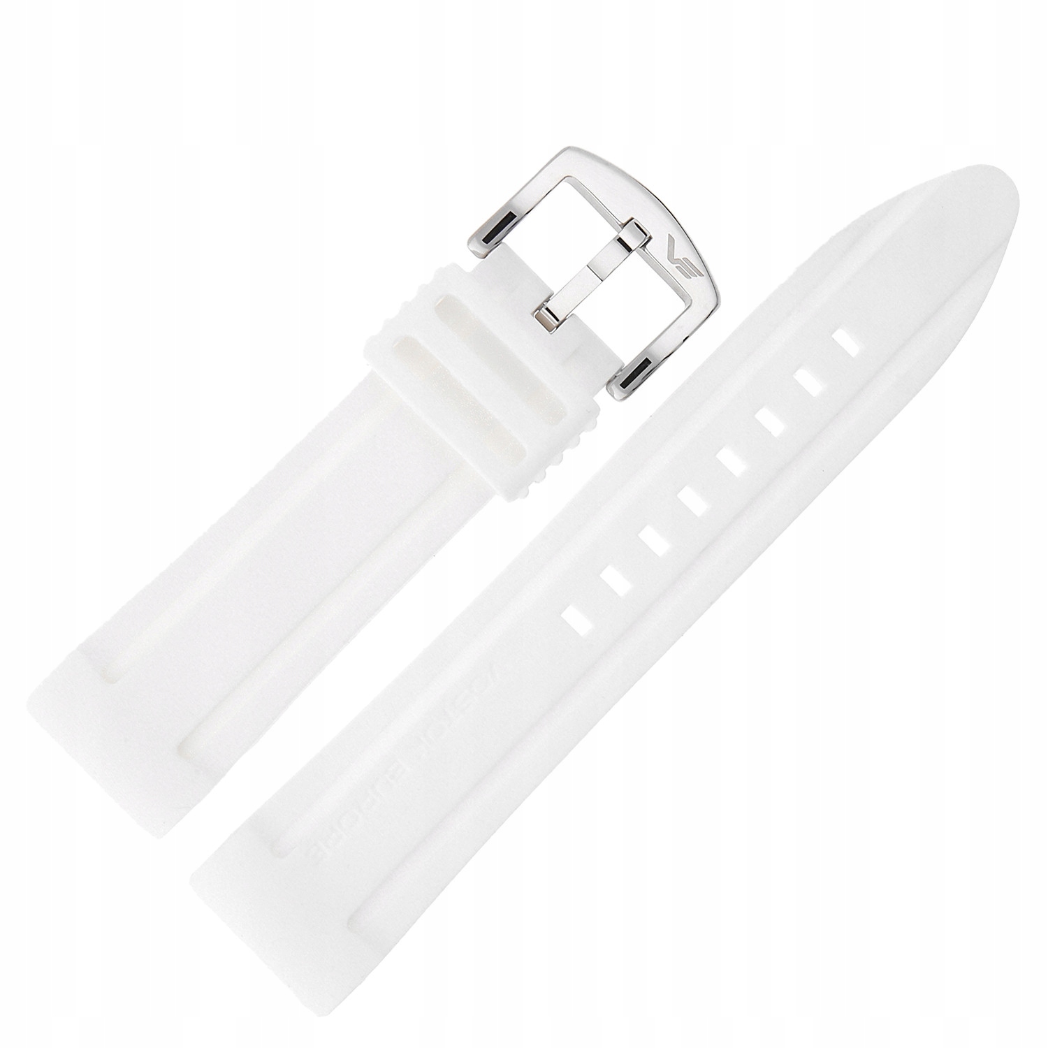 Pásek Anchar Silikon (A583) bílý s lesklou barvou