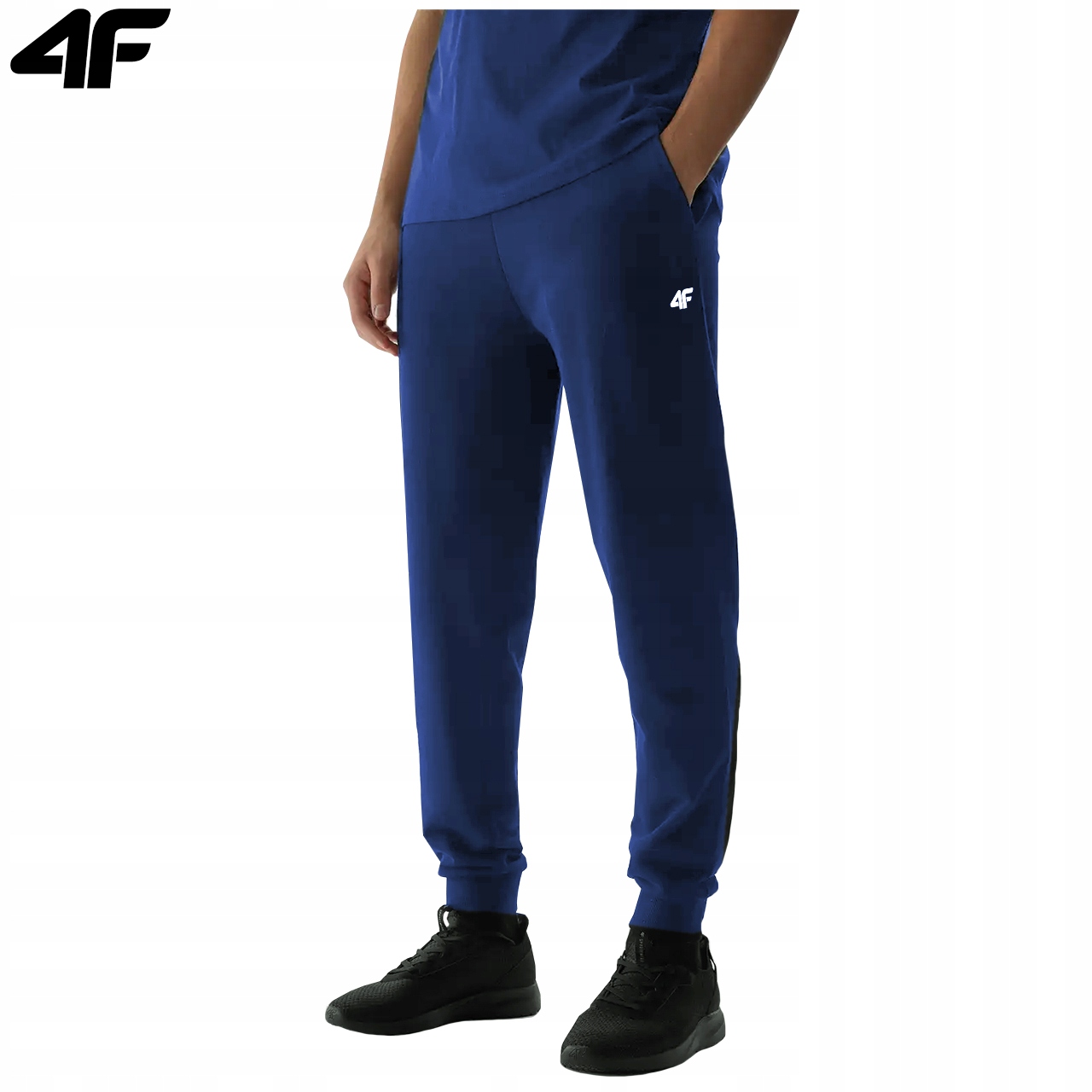 DRES MĘSKI 4F SPORTOWY TRENINGOWY BLUZA SPODNIE KOMPLET DRESY DM05 M Linia regular