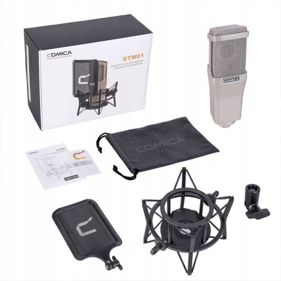 Comica STM01 - mikrofon studyjny Zastosowanie studyjny