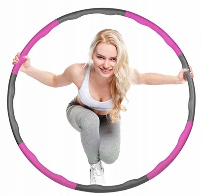 

Piankowe Składane Hula Hop Masaż Odchudzający