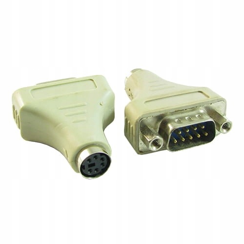 Adapter wtyk D-SUB 9 na gniazdo miniDIN6 PS2