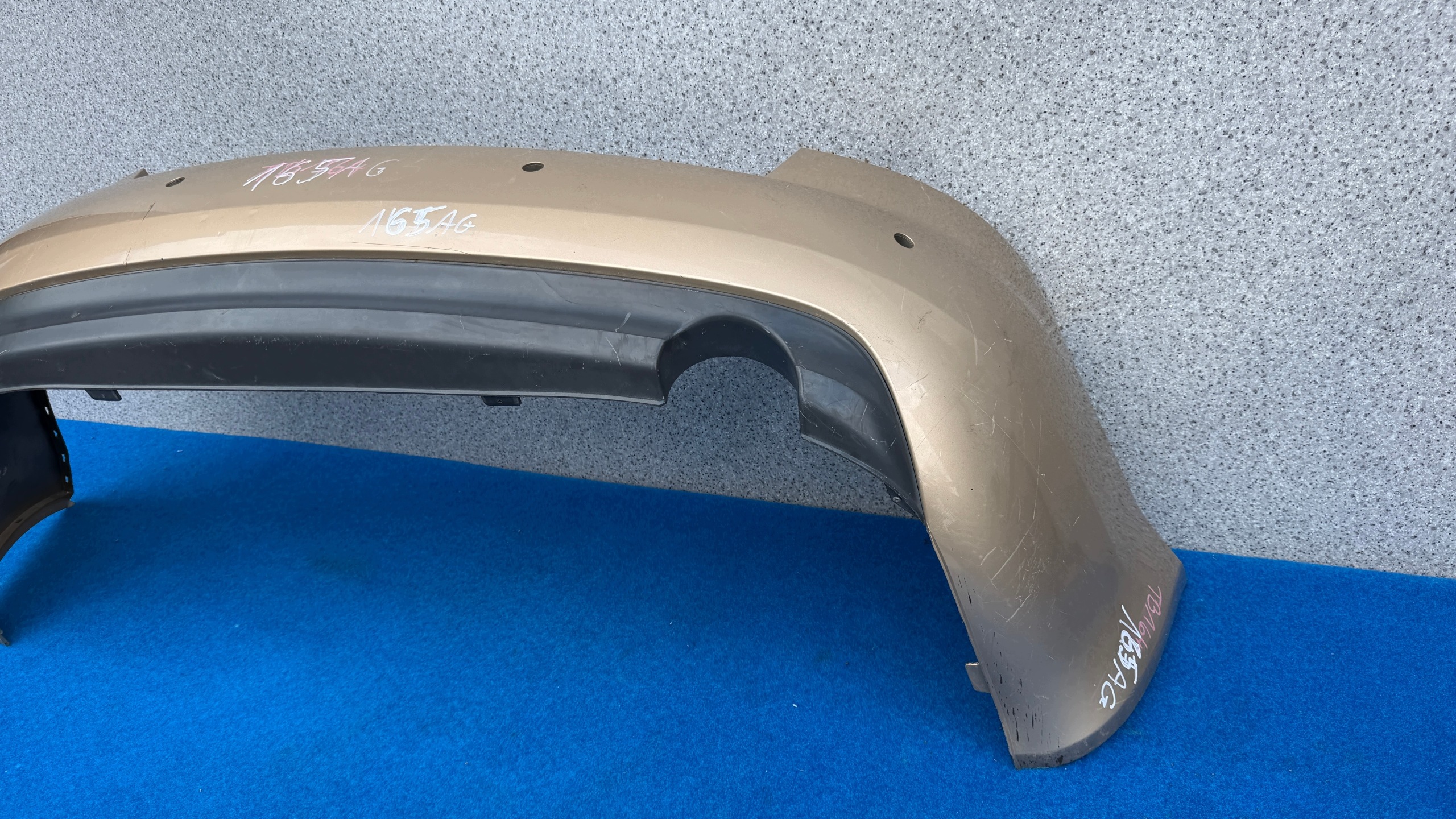 AUDI A4 B6 B7 CABRIO bumper rear part + SPOILER 8H0807511 165AG