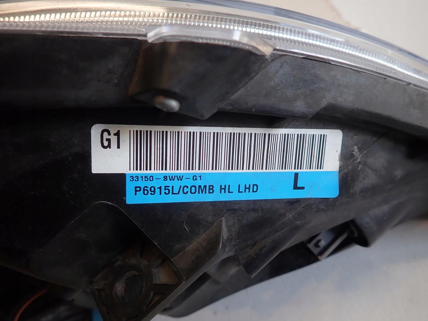 light front front left HONDA CRV III 2006-2012 XENON 33150-SWW-G1