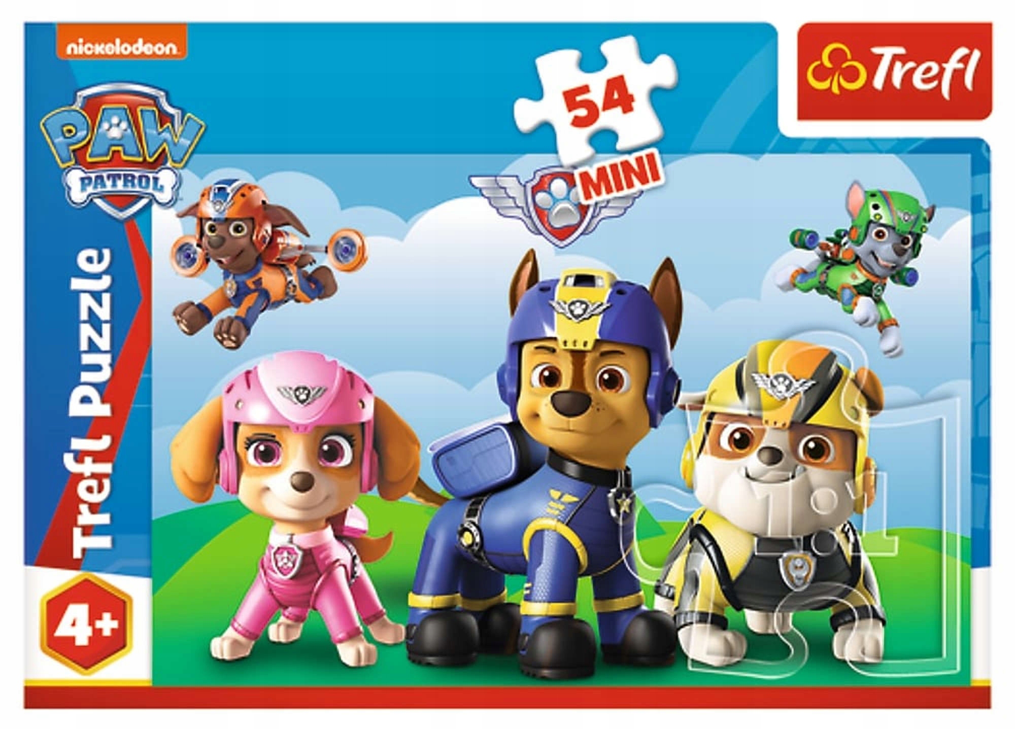Puzzle 54 mini Psi Patrol 54 elementy Psi Patrol 4+ Trefl 19756 Marka Trefl