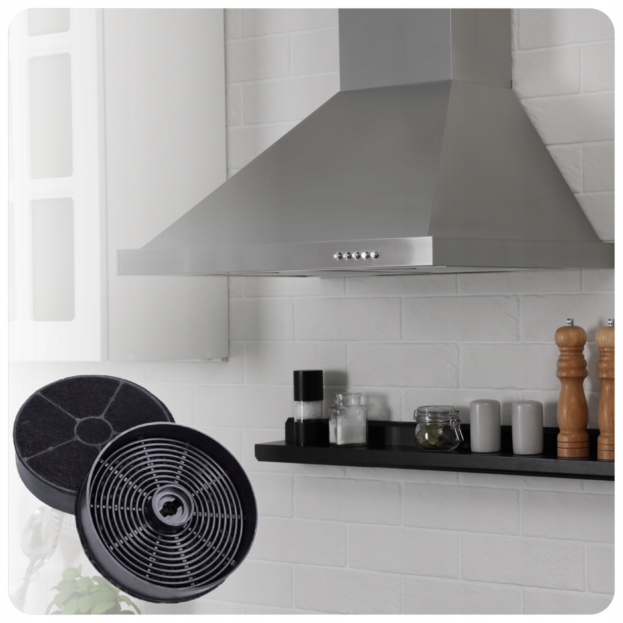 2x FILTR WĘGLOWY do okapu MAAN zamiennik FWMGPZ Marka AJS