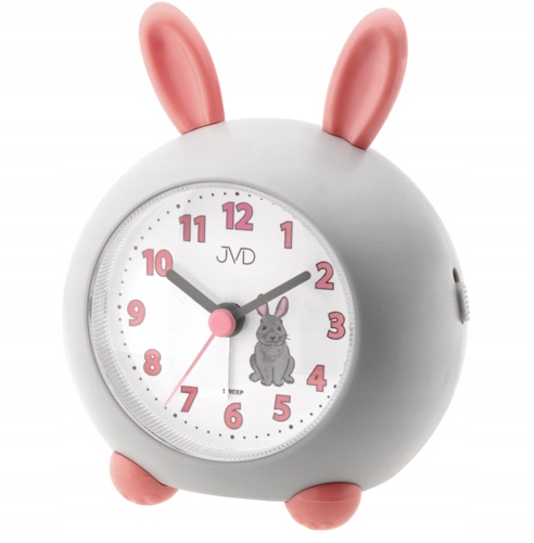 

Budzik Jvd SRP911.3 królik Sweep szaro-różowy