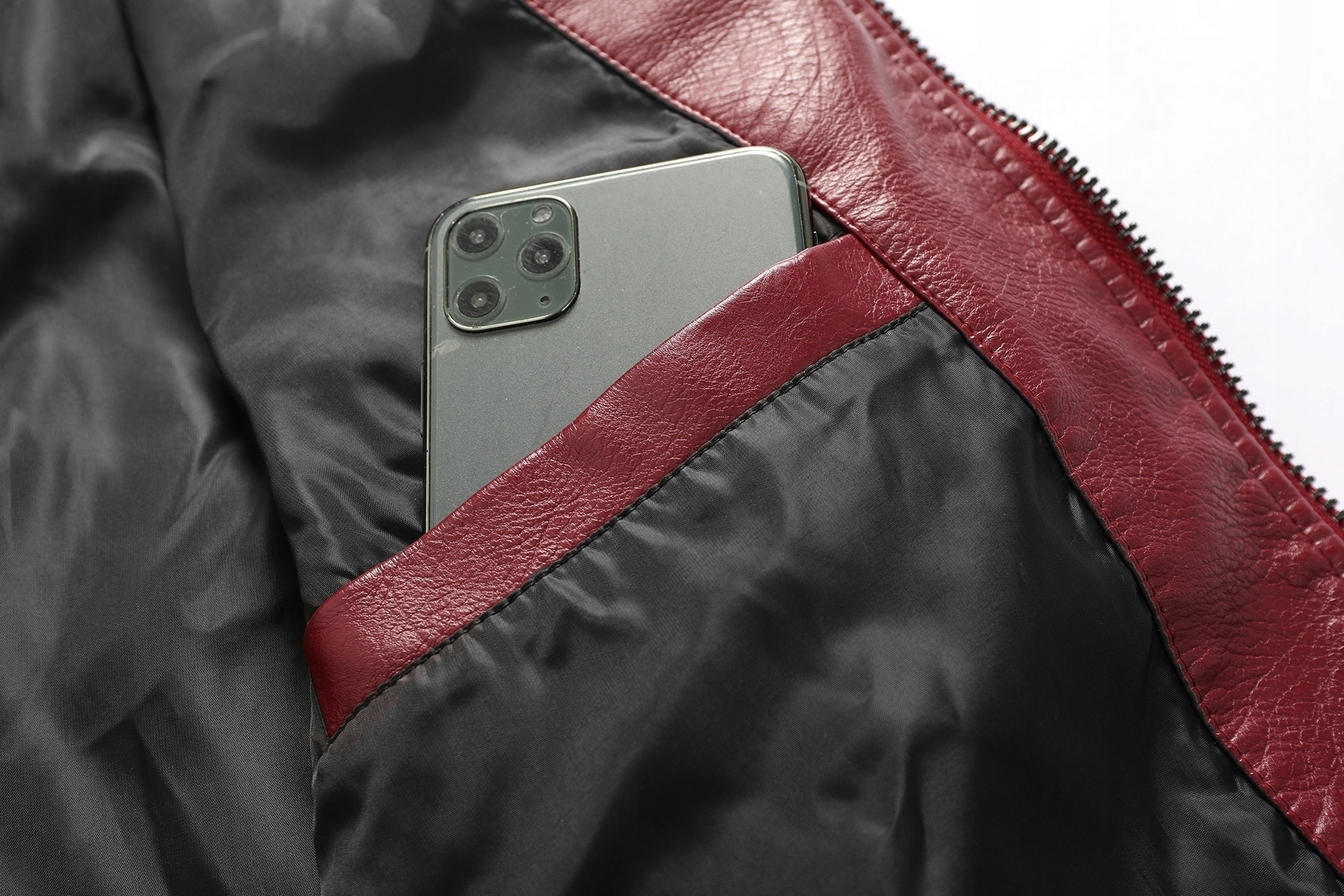 MOTOCYKLOWA KURTKA SKÓRZANA RAMONESKA MĘSKA2XL Fason regular