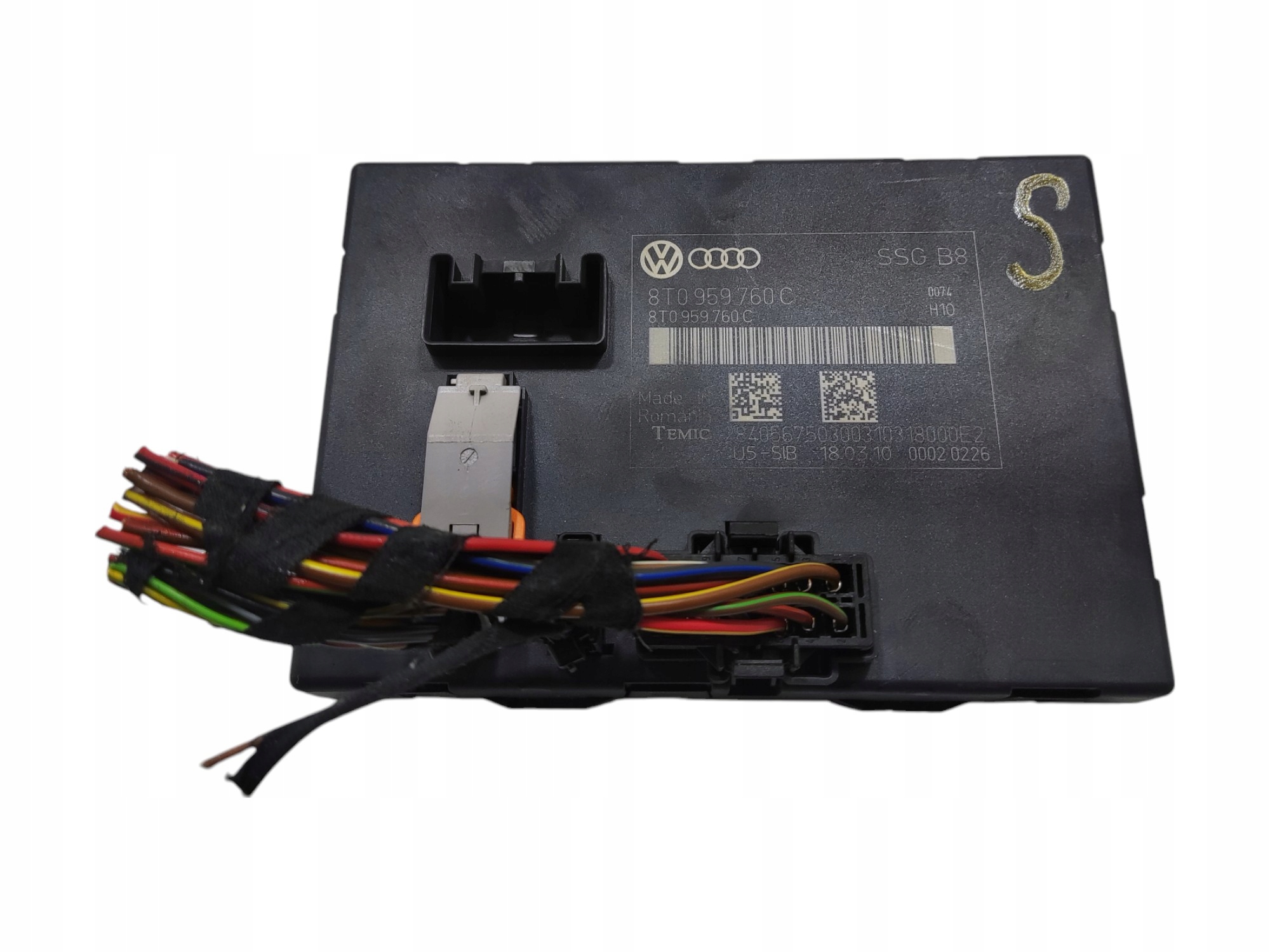 modulo Centralina sedile AUDI A5 e 8T 2007-2011 8T0959760C