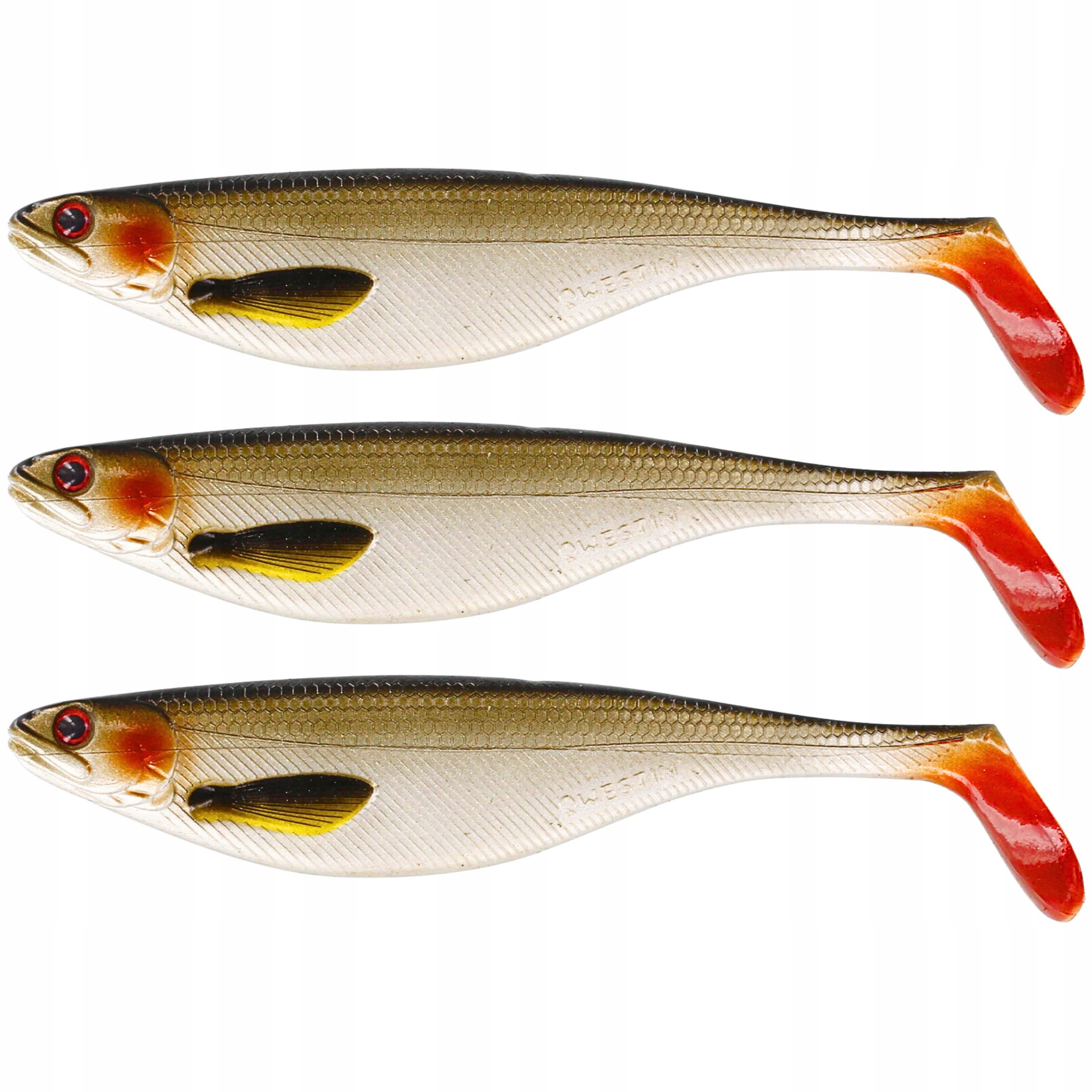 Guma Westin Shad Teez 9cm Lively Roach ShadTeez Killer Zestaw Przynęt 3szt