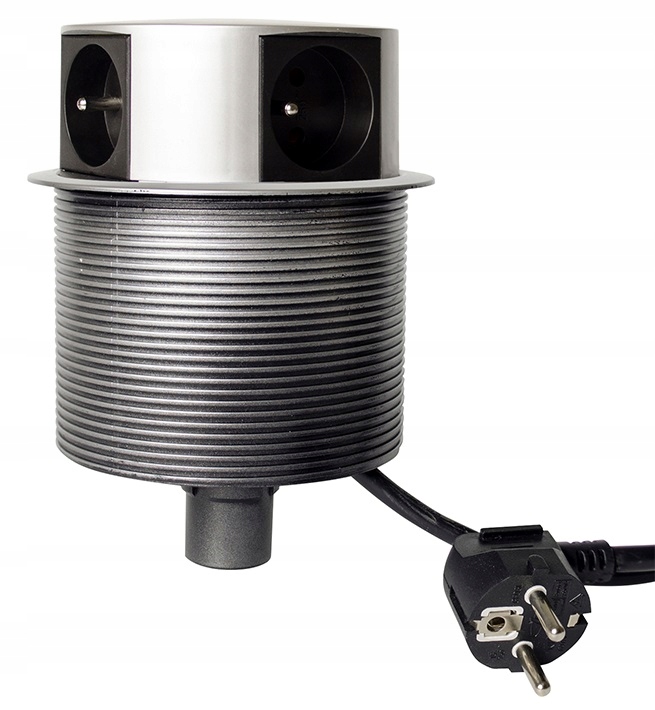 Podblatowa listwa zasilająca 4 gniazda 1,4 m Dpm