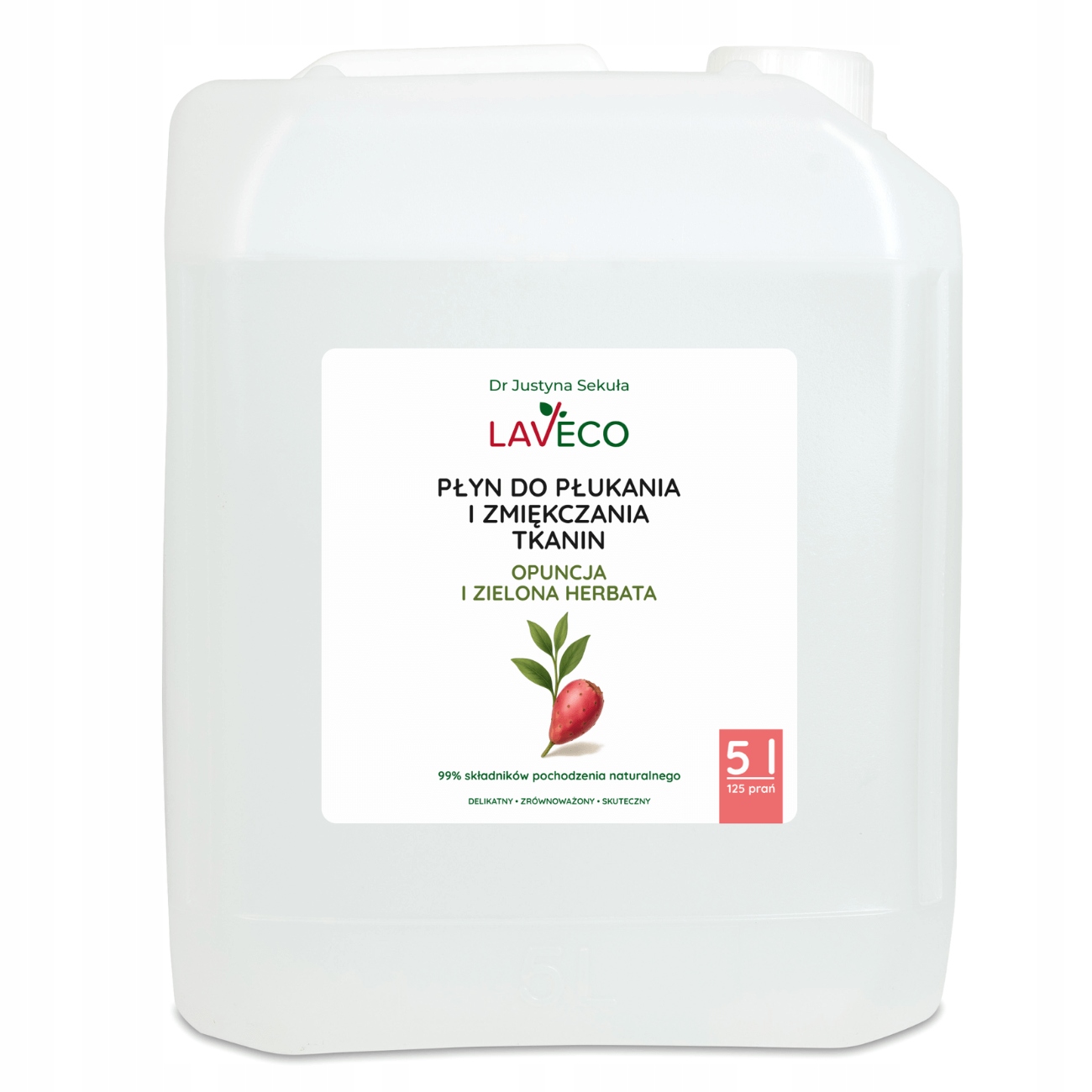 Levně Tekutá aviváž a změkčování tkanin – opuncie a zelený čaj – 5 l