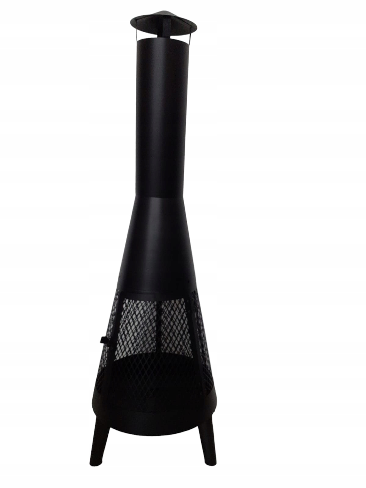 Kominek ogrodowy Grill Bbq 110X35CM Żaroodporna Stal Malowana Proszkowo