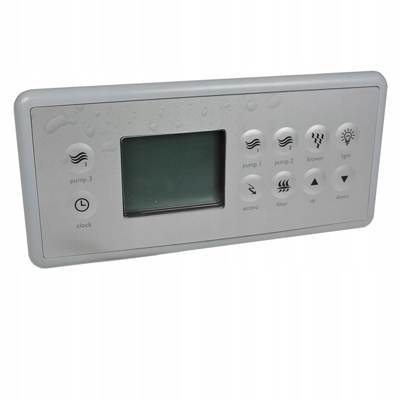 Ovládací panel TSC-4 (K-4) Gecko s 10 tlačítky (3 čerpadla)