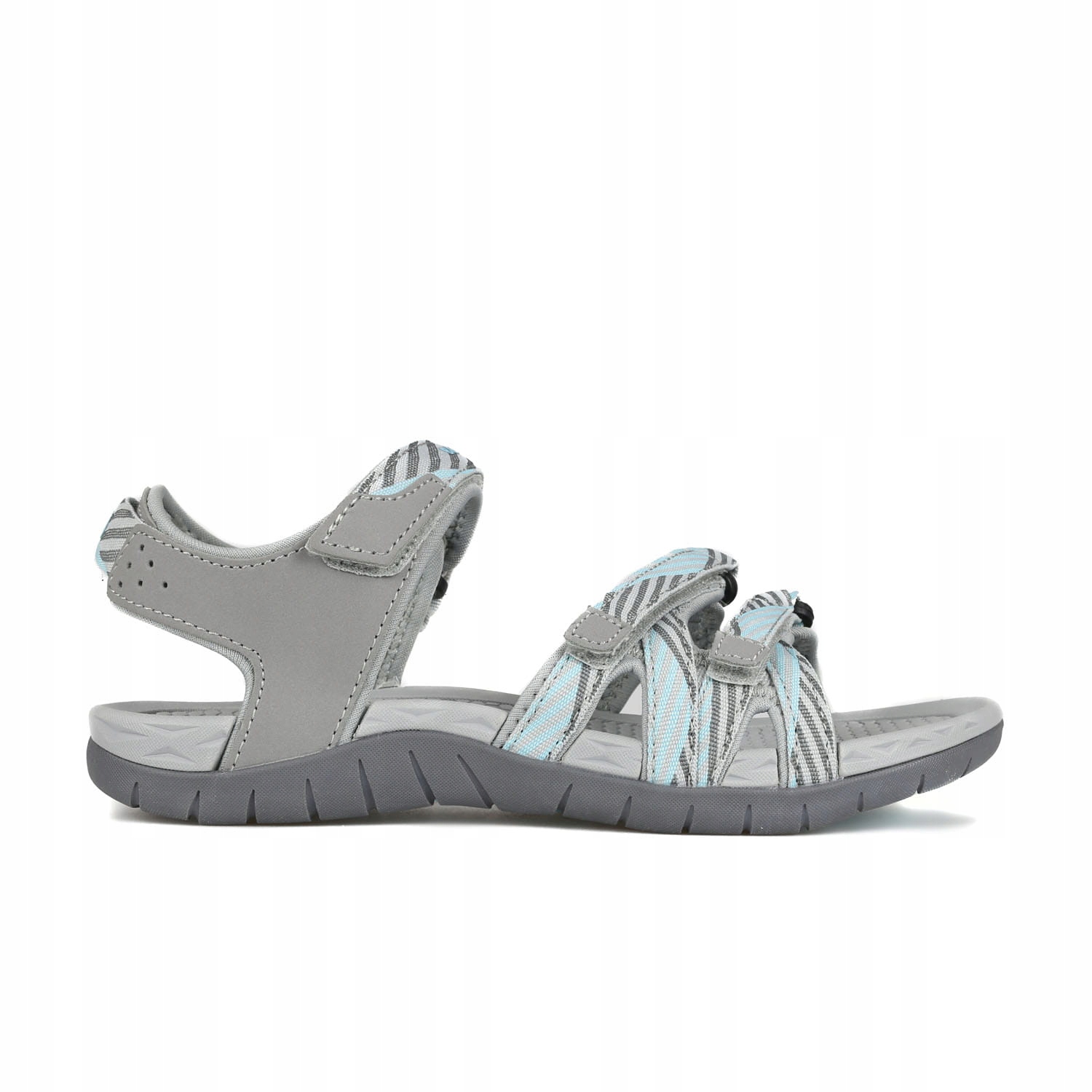 SANDAŁY TREKKINGOWE DAMSKIE Bergson ATBARA Grey/Blue rozmiar 40 Model ATBARA