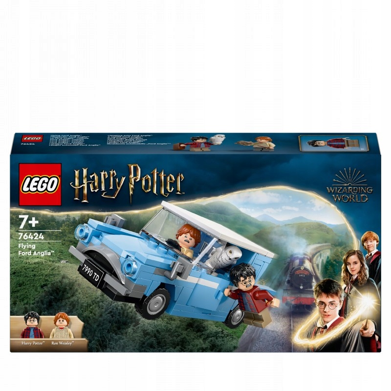 Lego 76424 Harry Potter Latajacy Ford Anglia Figurki Auto Samochod Hedwiga