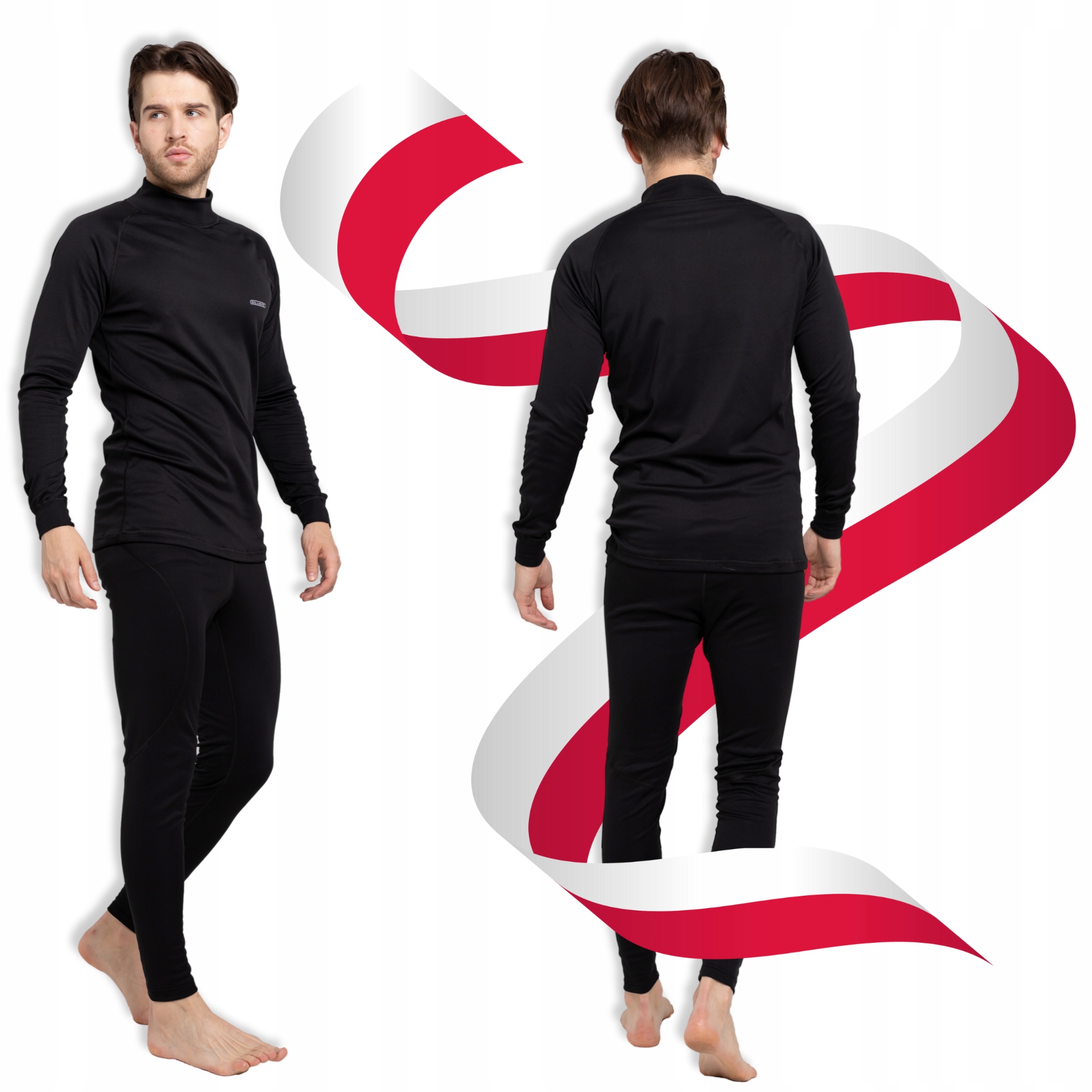 LEGGINSY TERMICZNE OCIEPLANE DAMSKIE MĘSKIE ANTYBAKTERYJNE TERMOAKTYWNE XL Kolekcja Bielizna termoaktywna odzież SILVER+