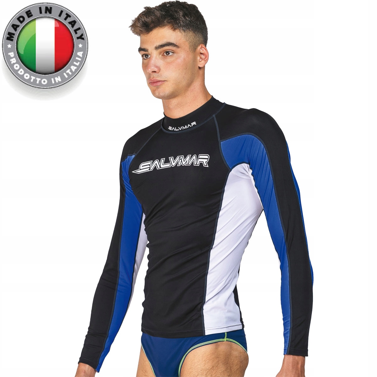 Salvimar Rash Guard Oasi Long sleeve Koszulka Uv/upf 50+ męska Spandex M