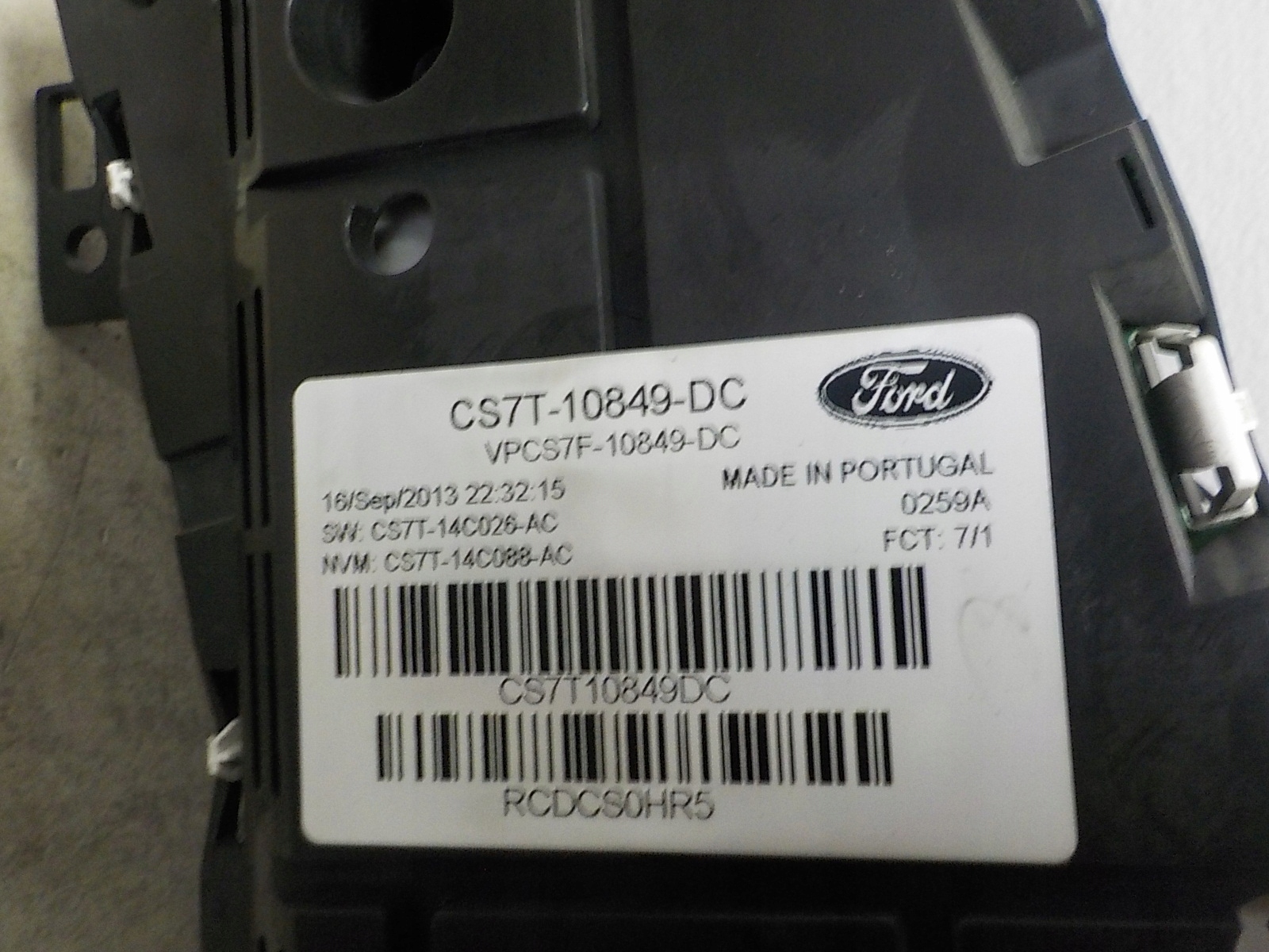 FORD MONDEO IV dials dials CS7T-10849-DC