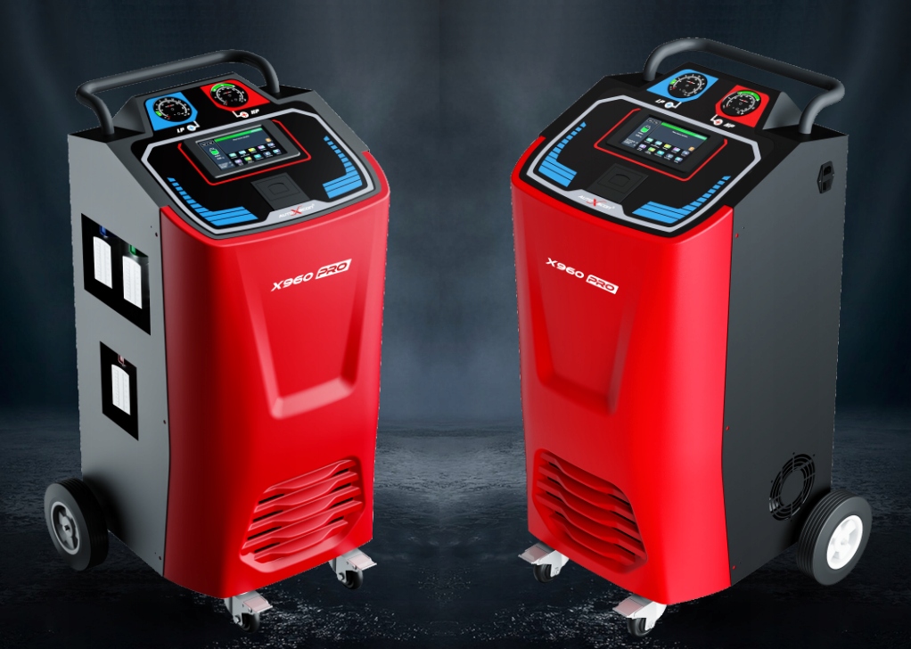 STACJA KLIMATYZACJI X960PRO Full Automat r134a lubr1234yf Baza JĘZYK POLSKI Tryb pracy półautomatyczny