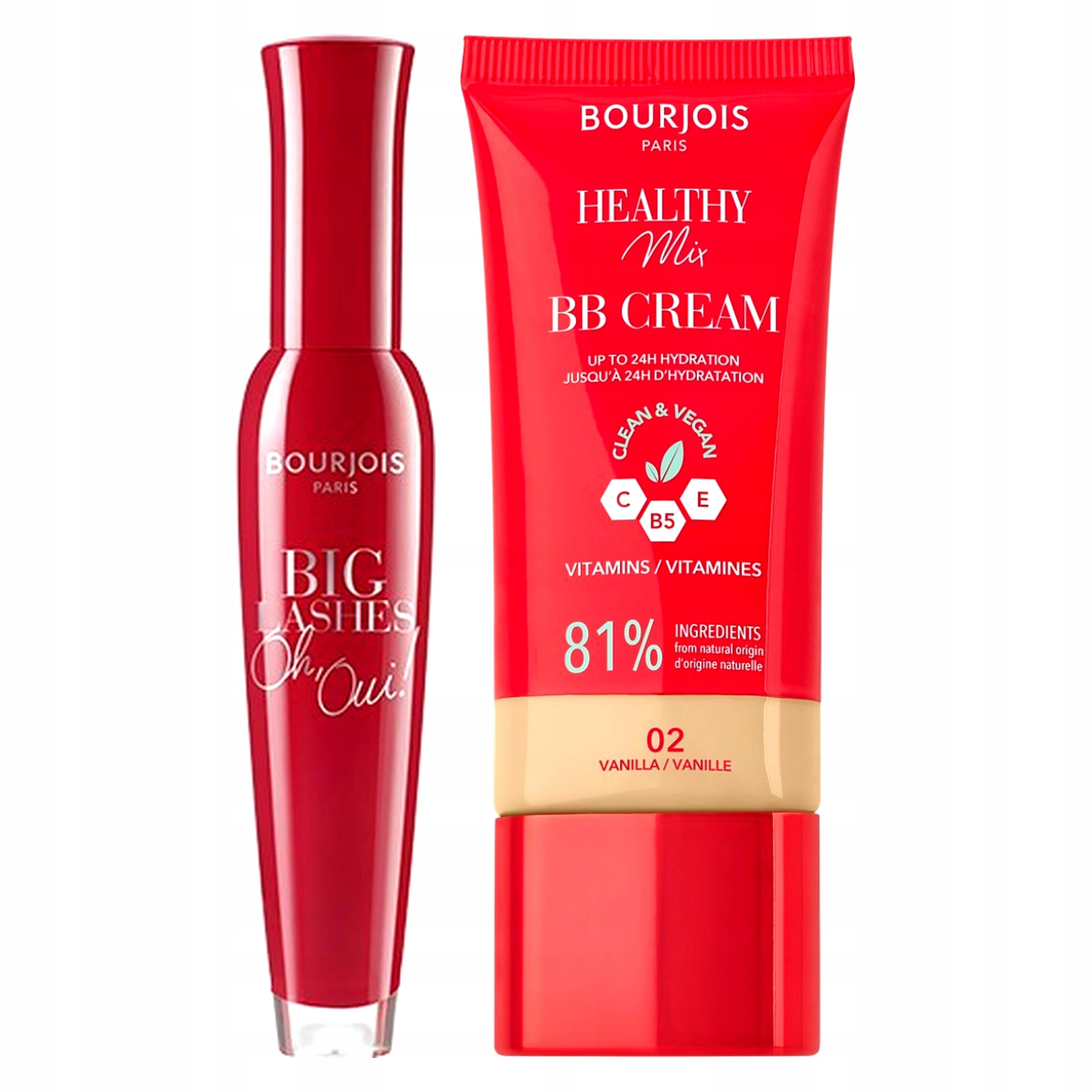 Bourjois Maskara Big Lashes i Krem Bb Healthy Mix Rzęsy i Promienna Cera-Zdjęcie-0
