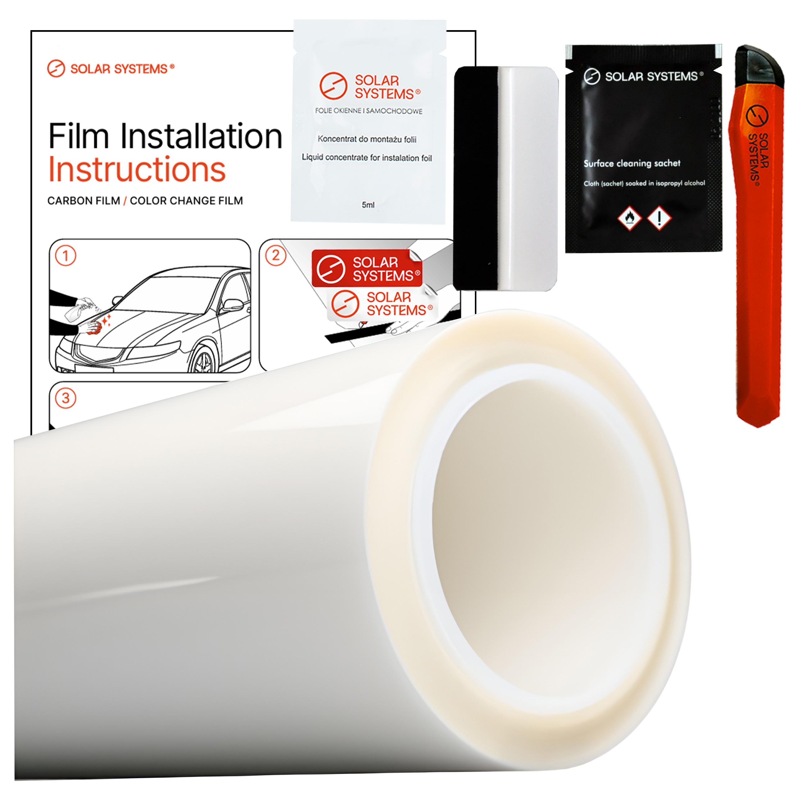 Fólie Ppf Bezbarvá 152 x 100 cm Ultrashield Mat pro nárazové lampy