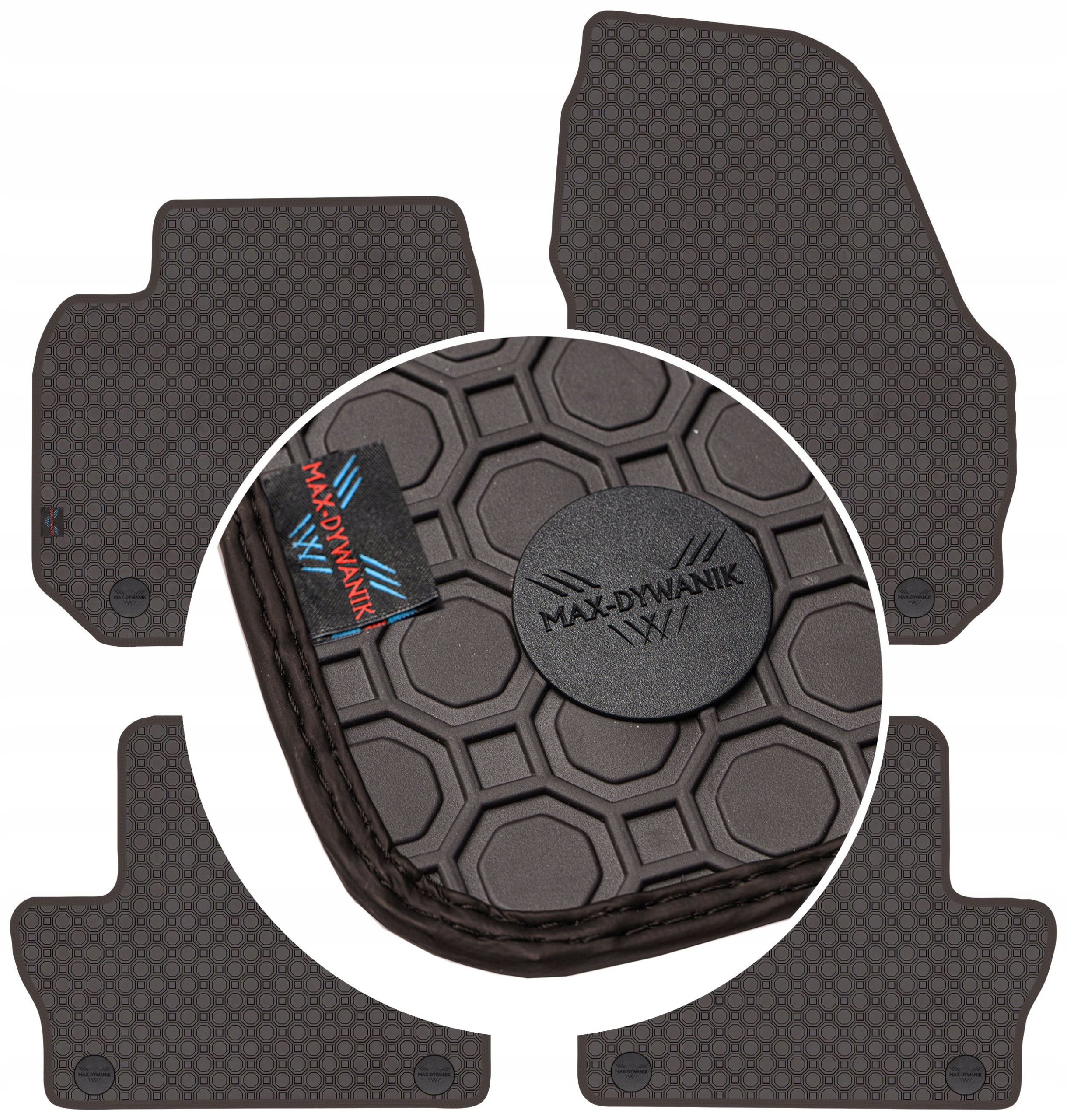 Volvo XC60 I 2008-2017 Koberce Hnedé