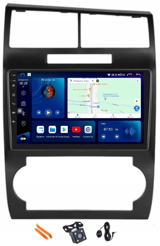 Radio Android Nawigacja Qled Carplay 64GB Dodge Magnum Dodge Charger 05-07