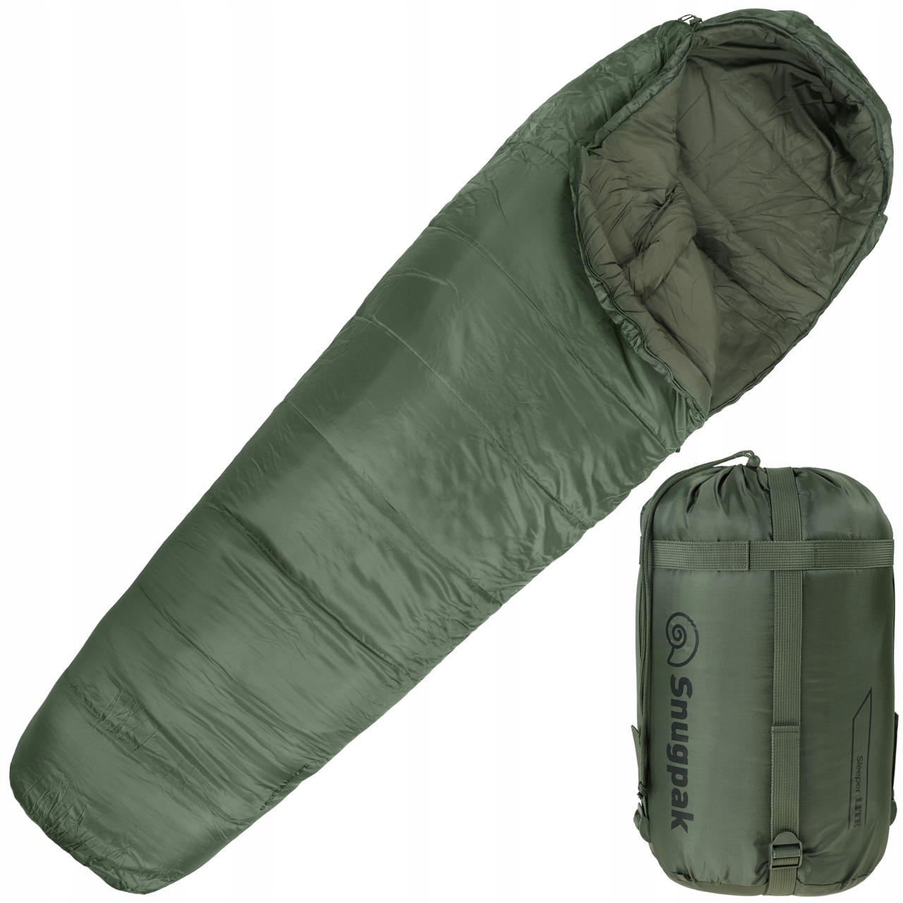 Śpiwór Zimowy Mumia Snugpak Sleeper Lite od -5 do -10°C Na Mrozy Olive