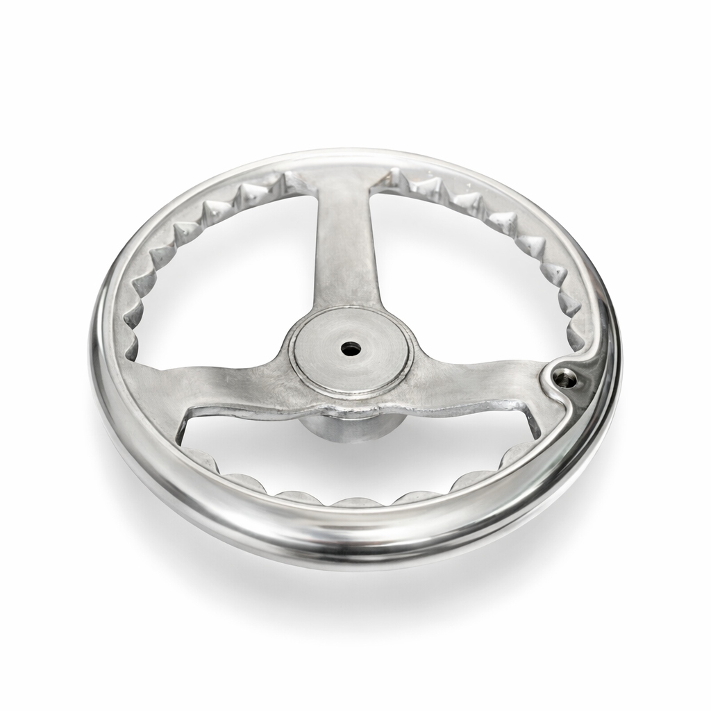 Koło ręczne żeliwne 150 mm z otworem pod rękojeść M10