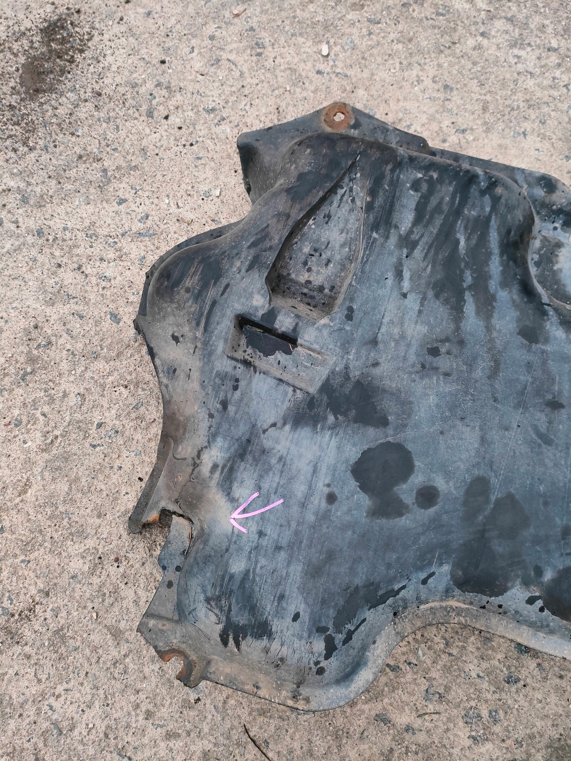 cover below engine MERCEDES W211 original 2.7cdi
